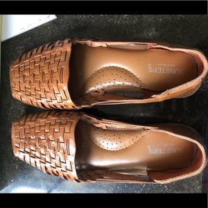 Sunstep woven slip on shoes